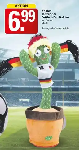 WEZ Kögler Tanzender Fußball-Fan Kaktus Angebot
