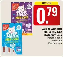 WEZ Gut & Günstig Hello My Cat Katzensticks Angebot