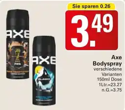 WEZ Axe Bodyspray Angebot