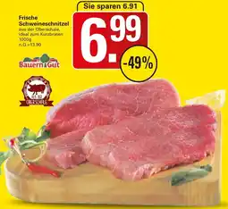 WEZ Frische Schweineschnitzel Angebot
