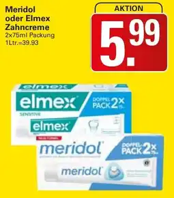 WEZ Meridol oder Elmex Zahncreme Angebot