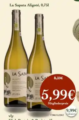LPG Biomarkt La Sapata Aligoté Angebot