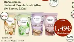 LPG Biomarkt Harvestmoon Shakes & Protein Iced Coffee Angebot