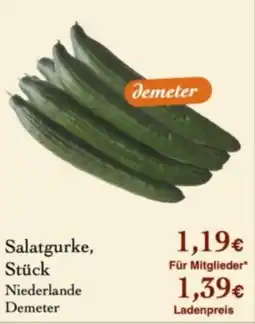 LPG Biomarkt Salatgurke, Stück Angebot