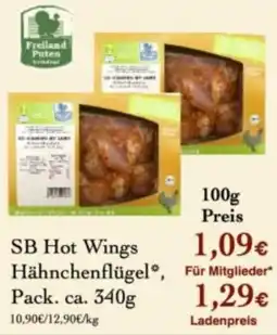 LPG Biomarkt SB Hot Wings Hähnchenflügel Angebot