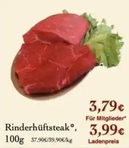 LPG Biomarkt Rinderhüftsteak Angebot