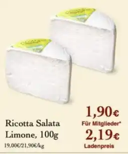 LPG Biomarkt Ricotta Salata Limone Angebot