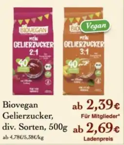 LPG Biomarkt Biovegan Gelierzucker Angebot