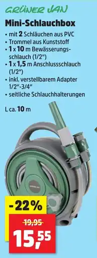 Thomas Philipps GRÜNER JAN Mini-Schlauchbox Angebot