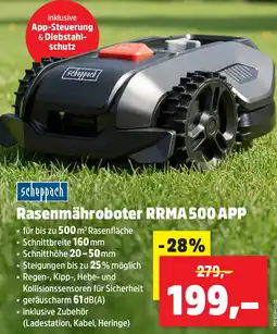 Thomas Philipps scheppach Rasenmähroboter RRMA 500 APP Angebot
