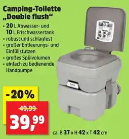 Thomas Philipps Camping-Toilette ,,Double flush" Angebot