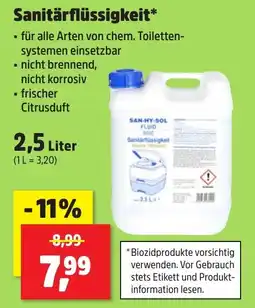 Thomas Philipps Sanitärflüssigkeit Angebot