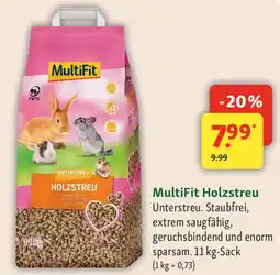 Fressnapf MultiFit Holzstreu Angebot