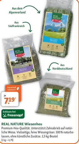 Fressnapf Real nature wiesenheu Angebot