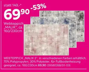 Mömax Webteppich Malik Angebot