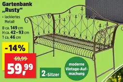 Thomas Philipps Gartenbank ,,Rusty" Angebot