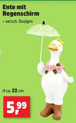 Thomas Philipps Ente mit Regenschirm Angebot