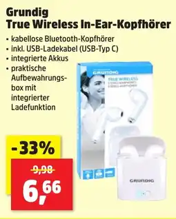 Thomas Philipps Grundig True Wireless In-Ear-Kopfhörer Angebot
