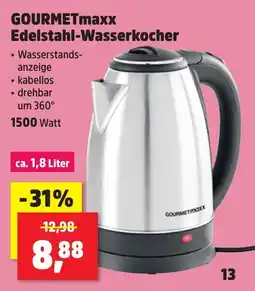 Thomas Philipps GOURMETmaxx Edelstahl-Wasserkocher Angebot