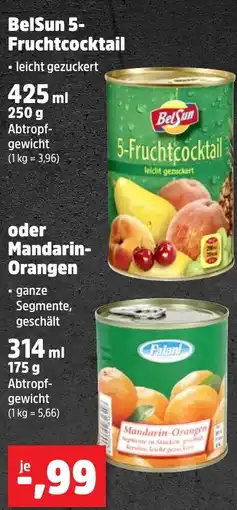 Thomas Philipps BelSun 5- Fruchtcocktail oder Mandarin- Orangen Angebot