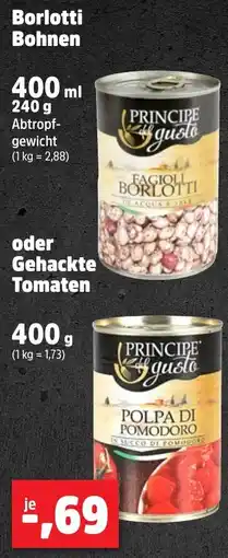Thomas Philipps Borlotti Bohnen oder Gehackte Tomaten Angebot