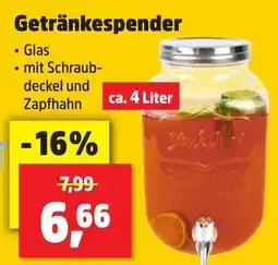 Thomas Philipps Getränkespender Angebot