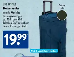 Aldi Süd LIVE IN STYLE Reisetasche Angebot