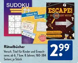 Aldi Süd Rätselbücher Angebot