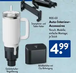 Aldi Süd RIDE+GO Auto-Interieur- Accessoires Angebot