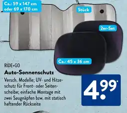 Aldi Süd RIDE+GO Auto-Sonnenschutz Angebot