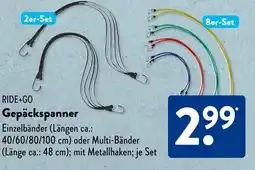 Aldi Süd RIDE+GO Gepäckspanner Angebot