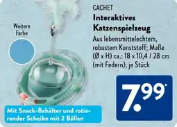 Aldi Süd CACHET Interaktives Katzenspielzeug Angebot