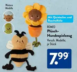 Aldi Süd ROMEO Plüsch- Hundespielzeug Angebot