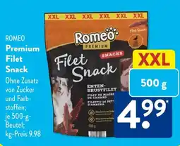 Aldi Süd ROMEO Premium Filet Snack Angebot