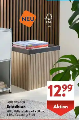 Aldi Süd HOME CREATION Beistelltisch Angebot