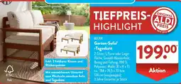 Aldi Süd BELAVI Garten-Sofa/ -Tagesbett Angebot