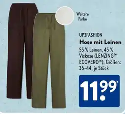 Aldi Süd UP2FASHION Hose mit Leinen Angebot