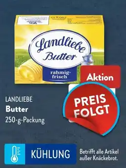 Aldi Süd LANDLIEBE Butter Angebot
