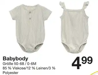 Zeeman Babybody Angebot