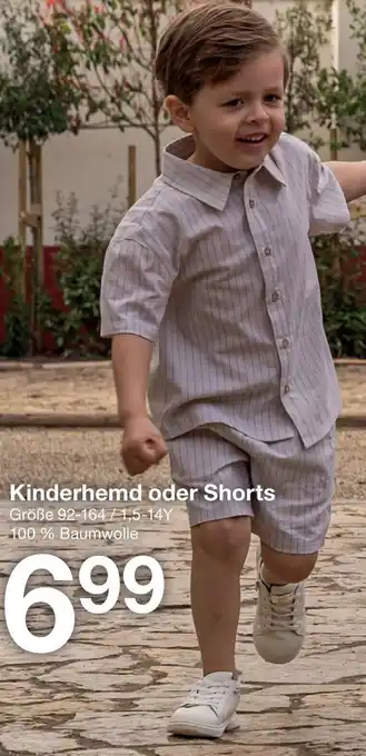 Kinderhemd oder Shorts