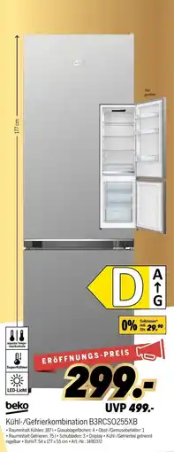 MEDIMAX beko Kühl-/Gefrierkombination B3RCS0255XB Angebot