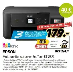MEDIMAX EPSON Multifunktionsdrucker EcoTank ET-2871 Angebot