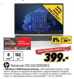 MEDIMAX hp Notebook 250 G10 D09SRES Angebot