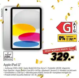 MEDIMAX Apple iPad 11" Angebot