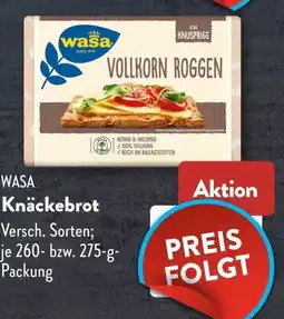 Aldi Süd WASA Knäckebrot Angebot