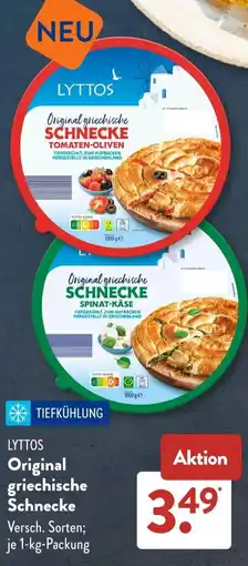 Aldi Süd LYTTOS Original griechische Schnecke Angebot