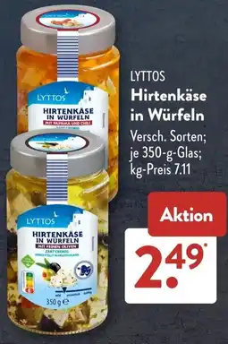 Aldi Süd LYTTOS Hirtenkäse in Würfeln Angebot