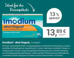 Alliance Healthcare Imodium akut lingual Angebot