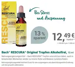 Alliance Healthcare Bach RESCURA Original Tropfen Alkoholfrei Angebot