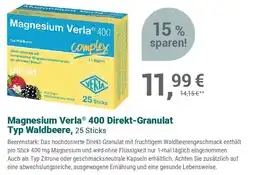 Alliance Healthcare Magnesium Verla 400 Direkt-Grenulat Typ Waldbeere Angebot